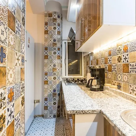 公寓 Stylish 1br With Prime Location And Bold Design 伊斯坦布尔